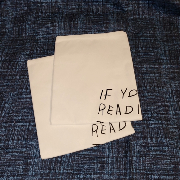 Brand New Halloween ALF Pillowcase Set of 2 "It's Too Late" - Queen Sz - White - Picture 2 of 2